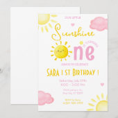 ONZE KLEINE ZONNESCHIJN WORDT ÉÉN VERJAARDAG KAART (Voorkant / Achterkant)