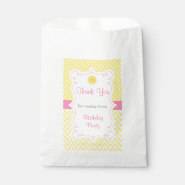 Onze kleine zonneschijndag bedankzakje