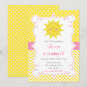 Onze kleine zonneschijndag kaart (Voorkant / Achterkant)