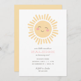 Onze kleine zonneschijnse verjaardag kaart