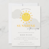 Onze kleine zonnige geel elke dag van de zondag kaart (Voorkant)