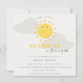 Onze kleine zonnige geel elke dag van de zondag kaart (Voorkant)