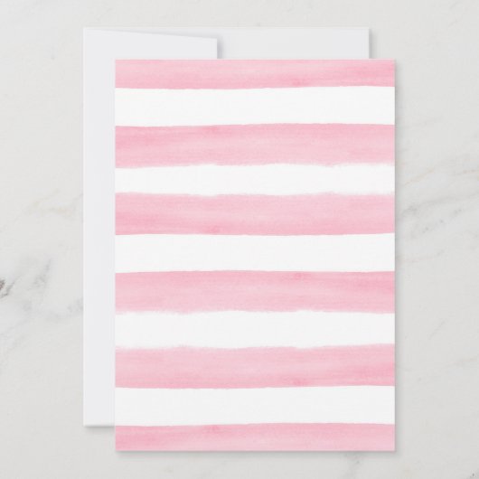 Onze kleine zonnige meid roze baard eerste verjaar kaart (Achterkant)