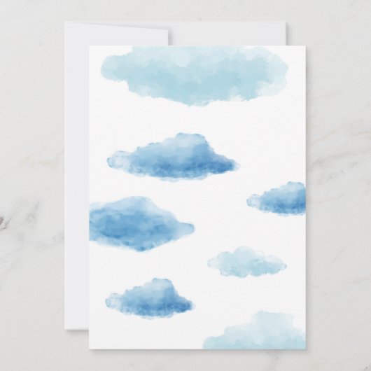 Onze kleine zonnige verjaardagsfeestuitnodiging kaart (Achterkant)