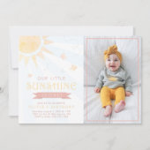 Onze kleine zonnige Waterverf Butterfly Birthday Kaart (Voorkant)