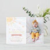 Onze kleine zonnige Waterverf Butterfly Birthday Kaart (Staand voorkant)