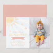 Onze kleine zonnige Waterverf Butterfly Birthday Kaart (Voorkant / Achterkant)