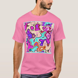 Onze kleurrijke patroonkunst verkennen t-shirt
