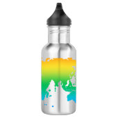 Onze kleurrijke planeet waterfles  (Rechts)