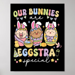 Onze konijnen zijn Eggstra Special Labor Delivery  Poster