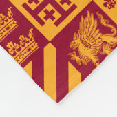 Onze koninklijke familie fleece deken (Hoek)