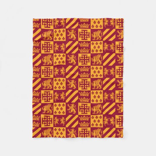 Onze koninklijke familie fleece deken (Voorkant)
