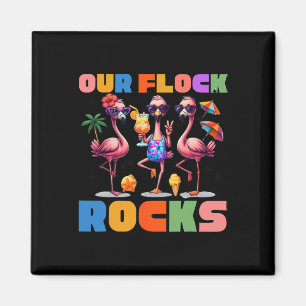 Onze Kudde Rocks Flamingo Zomer Vakantie Familie M Magneet