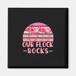 Onze Kudde Rocks Flamingo's Liefhebber Familie Vak Magneet