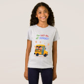 Onze laatste schooldag - Leuke Kinder bus T-shirt (Voorkant volledig)