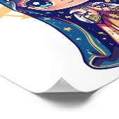 Onze Lady Aparecida, schattig kawaii stijl Poster (Hoek)