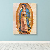 ONZE LADY GUADALUPE CANVAS AFDRUK (Insitu (Houten vloer))