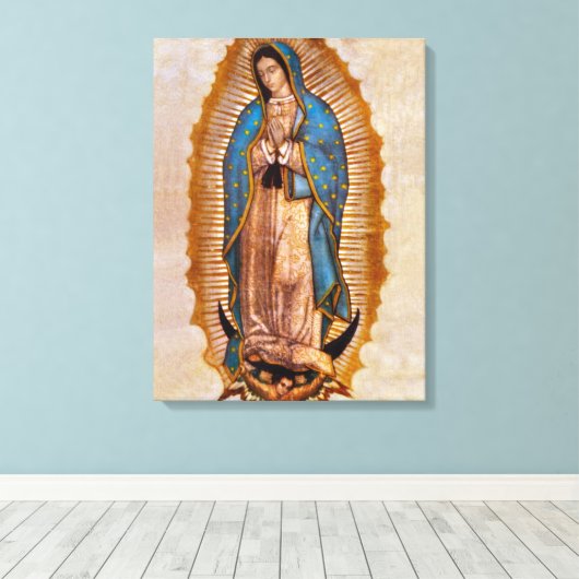ONZE LADY GUADALUPE CANVAS AFDRUK (Insitu (Houten vloer))