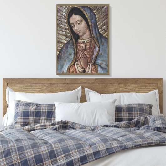 ONZE LADY GUADALUPE CANVAS AFDRUK (Insitu (Slaapkamer))