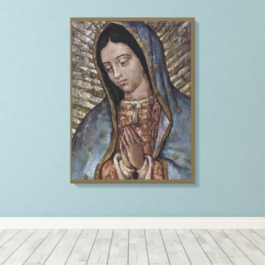 ONZE LADY GUADALUPE CANVAS AFDRUK (Insitu (Houten vloer))
