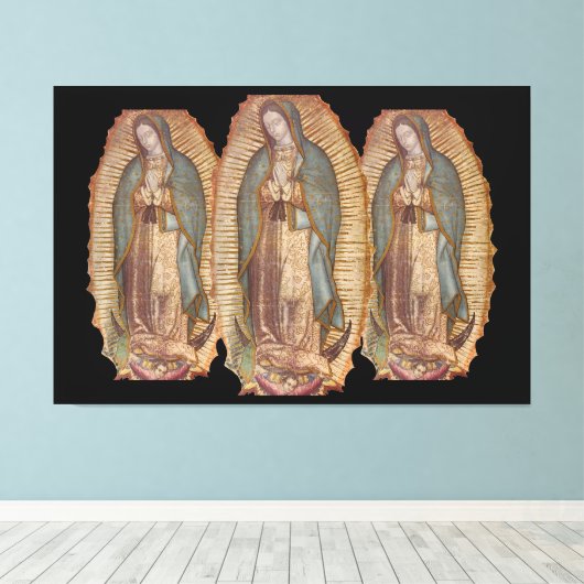 ONZE LADY GUADALUPE CANVAS AFDRUK (Insitu (Houten vloer))