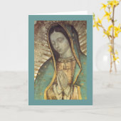 ONZE LADY GUADALUPE KAART (Gele Bloem)