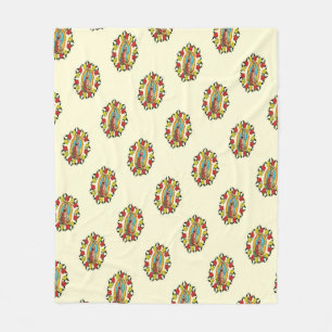 Onze Lady Guadalupe Maagd Maria Katholieke Mexico Fleece Deken