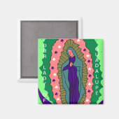 ONZE LADY GUADALUPE MAGNEET (Voorkant / Achterkant)
