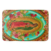 Onze Lady Guadalupe Mexicaanse Saint Virgin Mary Badmat (Voorkant)