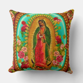 Onze Lady Guadalupe Mexicaanse Saint Virgin Mary Kussen