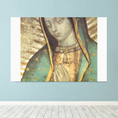 ONZE LADY GUADALUPE NATUURLIJK OP WITTE PANELS CANVAS AFDRUK (Insitu (Houten vloer))
