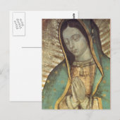 ONZE LADY GUADALUPE PRAY VOOR ONS BRIEFKAART (Voorkant / Achterkant)