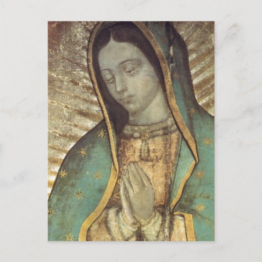 ONZE LADY GUADALUPE PRAY VOOR ONS BRIEFKAART (Voorkant)