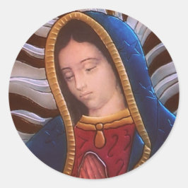 ONZE LADY GUADALUPE RONDE STICKER