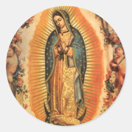 ONZE LADY GUADALUPE RONDE STICKER