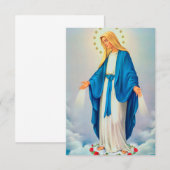 Onze Lady Immaculate Conception Bedankkaart (Voorkant / Achterkant)