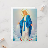 Onze Lady Immaculate Conception Kaart (Voorkant / Achterkant in situ)