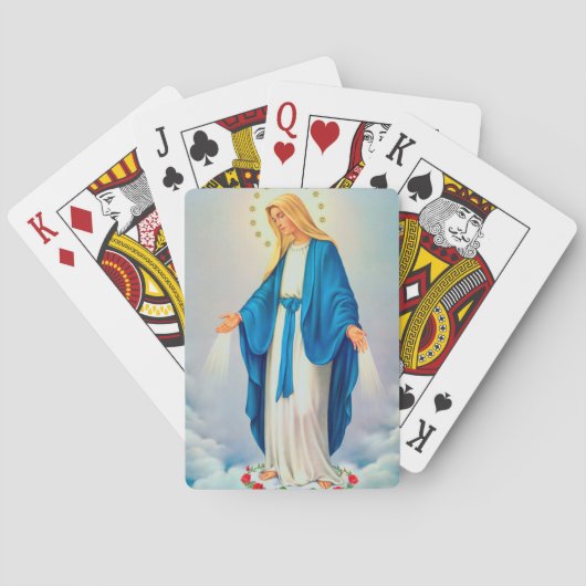 Onze Lady Immaculate Conception Pokerkaarten (Achterkant)