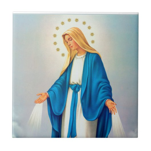 Onze Lady Immaculate Conception Tegeltje (Voorkant)