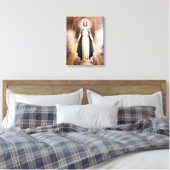 Onze Lady of Grace Devotional Afbeelding. Canvas Afdruk (Insitu (Slaapkamer))
