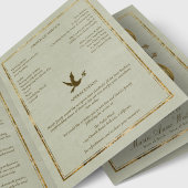 Onze Lady of Grace Funeral Program Kaart