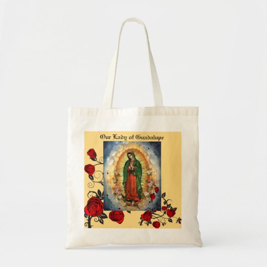 Onze Lady of Guadalupe-boerenmarkt Tote Bag (Voorkant)