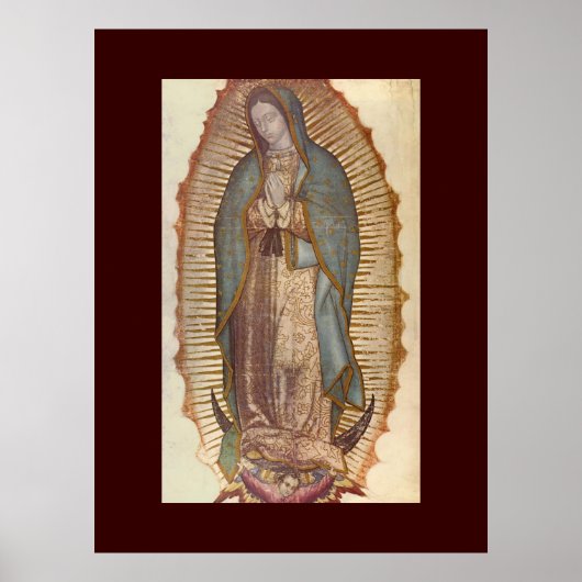 ONZE LADY OF GUADALUPE (EXTRA GROTE 40X53) POSTER (Voorkant)
