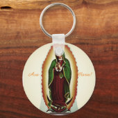 Onze Lady of Guadeloupe-sleutelketen Sleutelhanger (Voorkant)