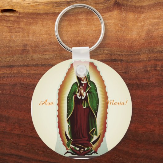 Onze Lady of Guadeloupe-sleutelketen Sleutelhanger (Voorkant)