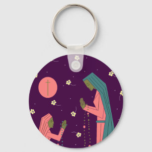 ONZE LADY OF LOURDES SLEUTELHANGER