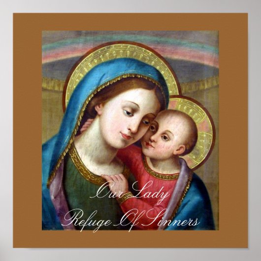 ONZE LADY REFUGE VAN ZINNERS POSTER (Voorkant)