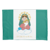 Onze Lady Star van het Zee Kussensloop (Voorkant)