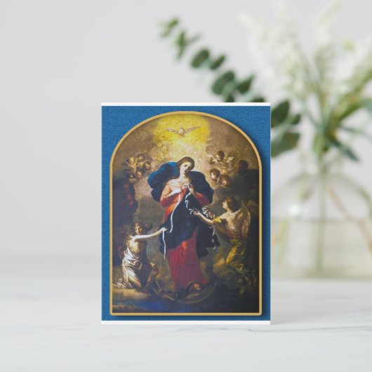 Onze Lady Undoer der Knots, Briefkaart (Staand voorkant)