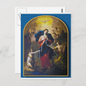 Onze Lady Undoer der Knots, Briefkaart (Voorkant / Achterkant)